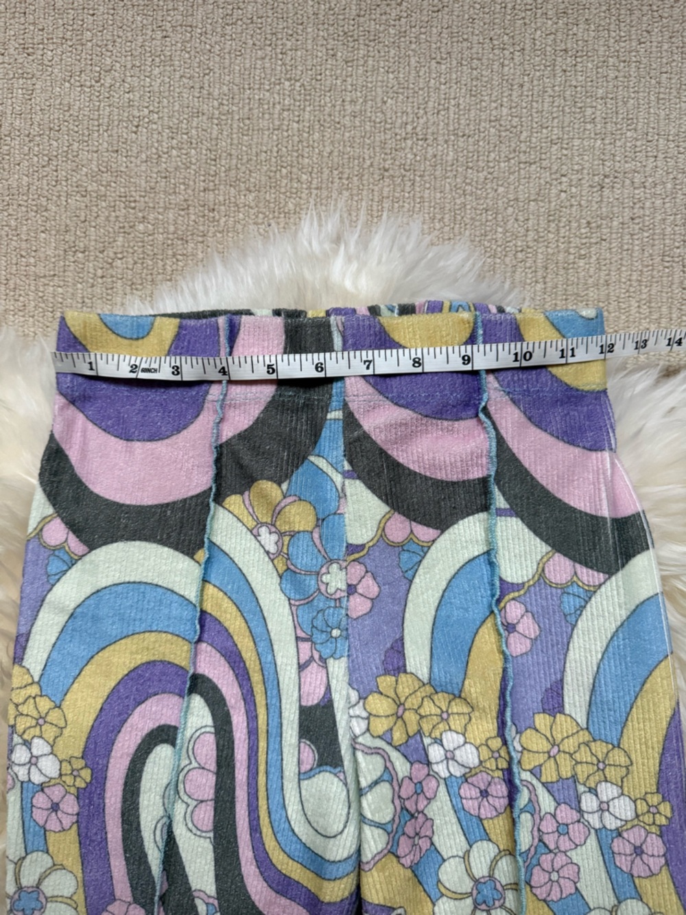 Damson Madder Flare Psychedelic Pants - Picture 4 of 4